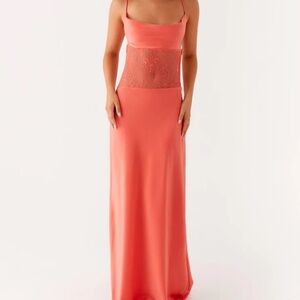 Peppermayo Maxi Dress with Lace Detail